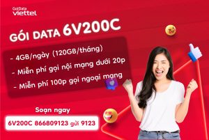 6V200C Viettel – 4GB/ngày + miễn phí gọi nội mạng 1 6v200c-viettel-4gb-ngay-mien-phi-goi-noi-mang